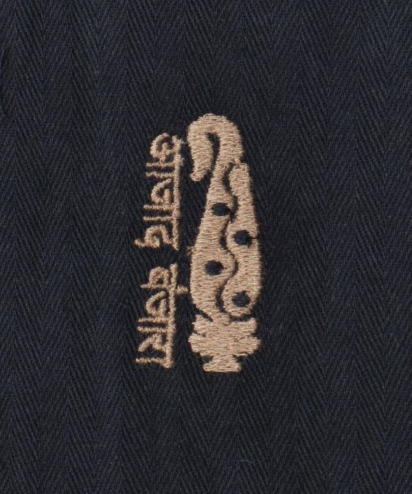 Free Traveler Paisley Embroidered Long Shirt by AMINA - Ametsuchi