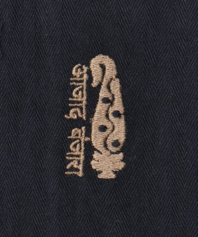 Free Traveler Paisley Embroidered Long Shirt by AMINA - Ametsuchi