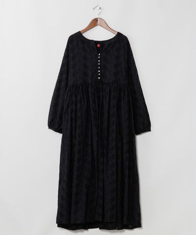 Floral Embroidered Cotton Dress