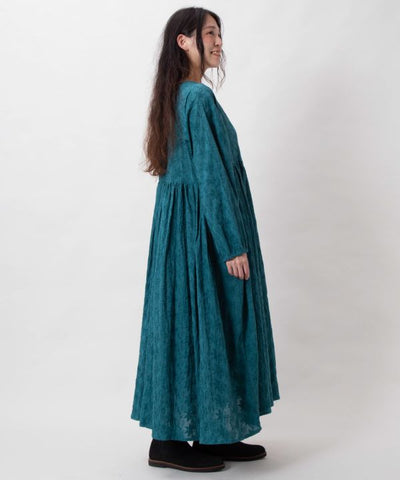 Floral Embroidered Cotton Dress