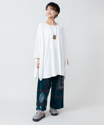 Indian Block Print Corduroy Pants