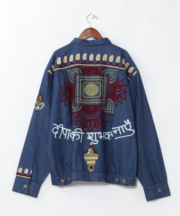 Men's Ari Embroidered Denim Shirt