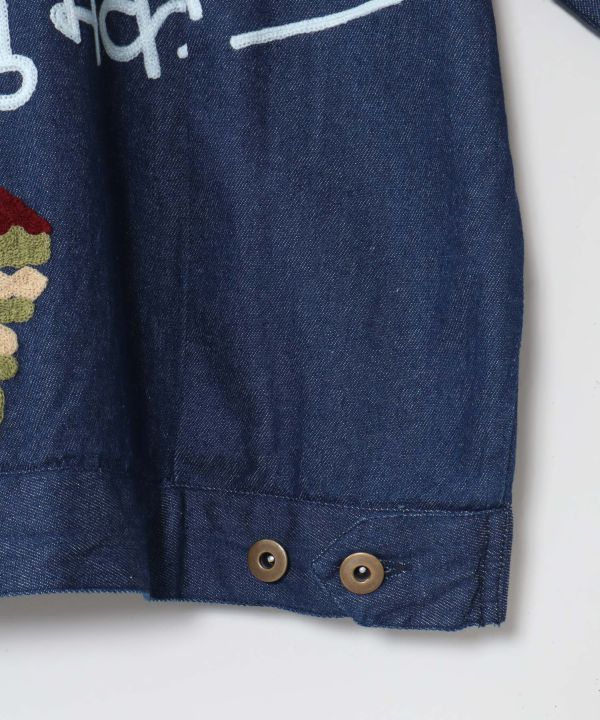Men's Ari Embroidered Denim Shirt