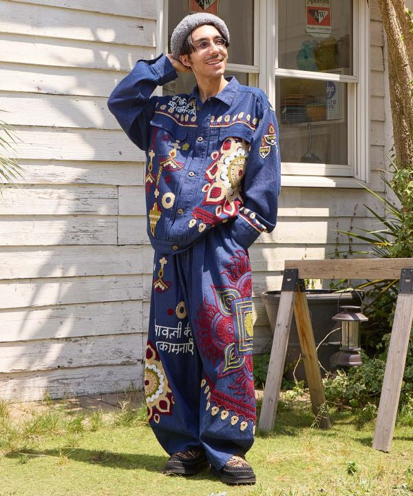 Men's Ari Embroidered Denim Shirt