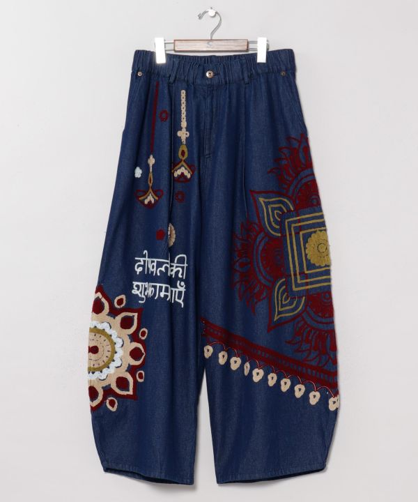 Men's Ari Embroidered Denim Pants