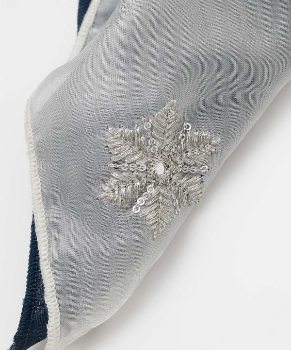 Indian Embroidered Ribbon Scrunchie