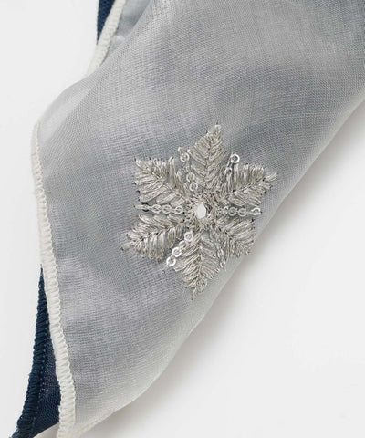 Indian Embroidered Ribbon Scrunchie