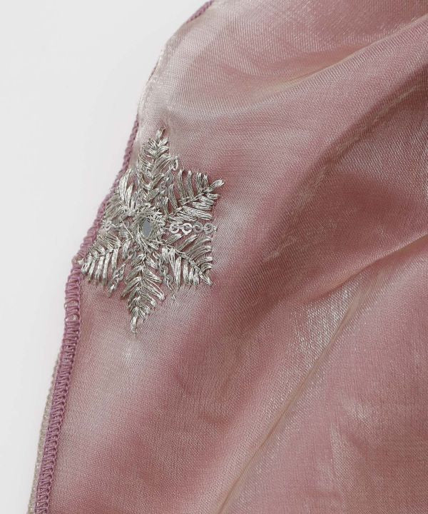 Indian Embroidered Ribbon Scrunchie