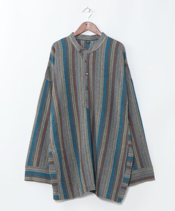 Men's Cotton Woven Kurta Shirt by AMINA - Ametsuchi