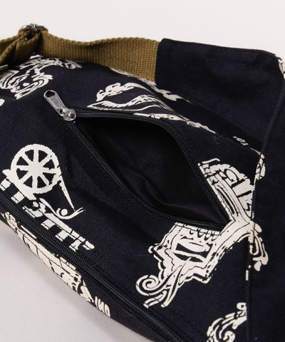 Indian Icons Round Shoulder Bag