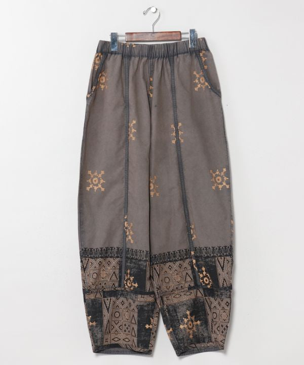 Vintage Geometric Print Men's Pants by AMINA - Ametsuchi