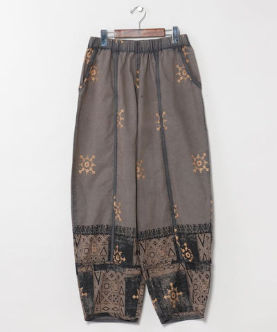 Vintage Geometric Print Men's Pants by AMINA - Ametsuchi