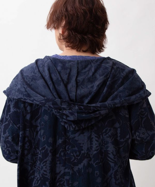 Botanical Relaxed Silhouette Cardigan by AMINA - Ametsuchi