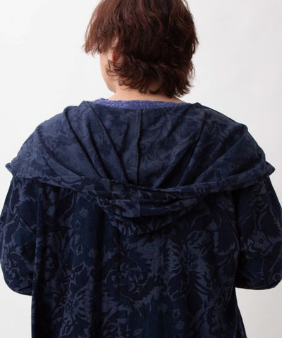 Botanical Relaxed Silhouette Cardigan by AMINA - Ametsuchi