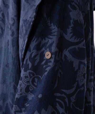 Botanical Relaxed Silhouette Cardigan by AMINA - Ametsuchi