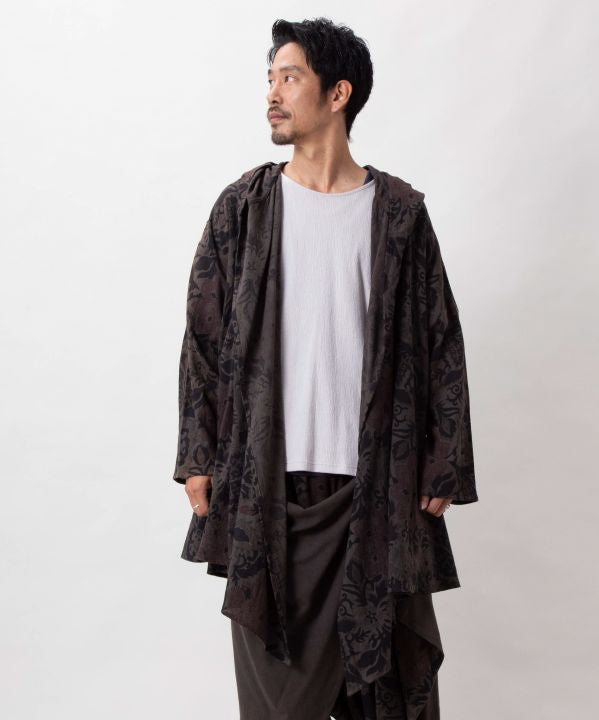 Botanical Relaxed Silhouette Cardigan
