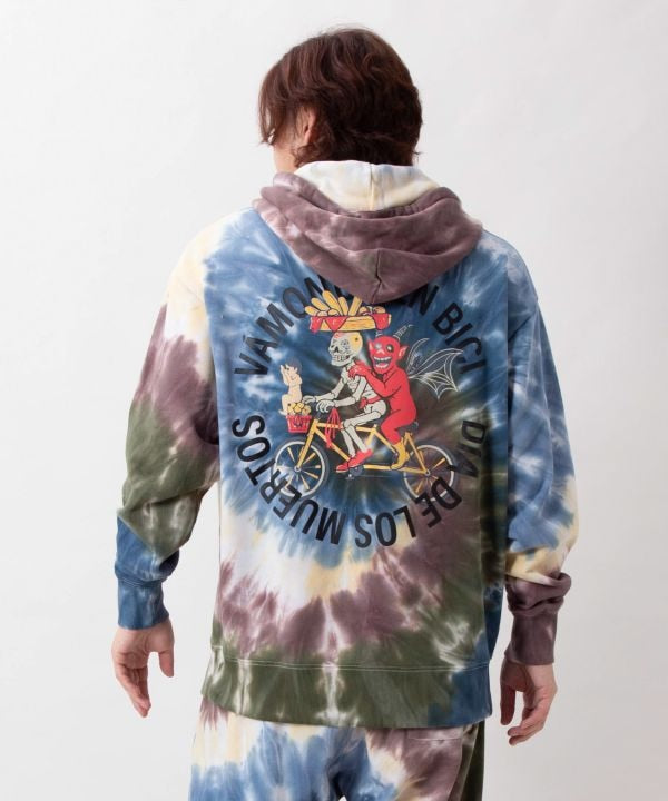 Men's Tie-Dye Hoodie - Amina x grn by AMINA - Ametsuchi