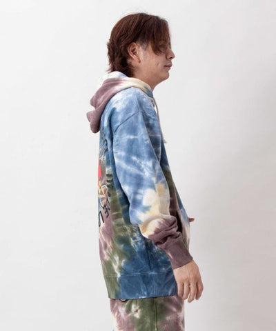 Men's Tie-Dye Hoodie - Amina x grn by AMINA - Ametsuchi