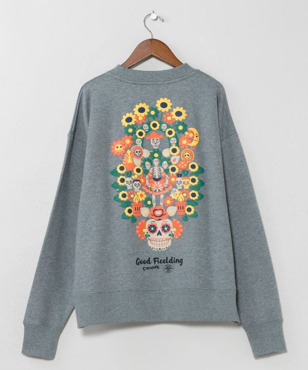 Sugar Skull Graphic Top - Amina x grn by AMINA - Ametsuchi