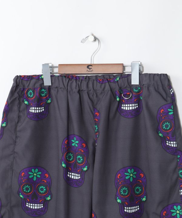 Sugar Skull Print Pants by AMINA - Ametsuchi
