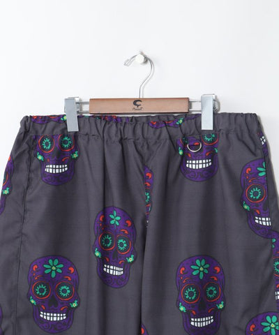 Sugar Skull Print Pants by AMINA - Ametsuchi