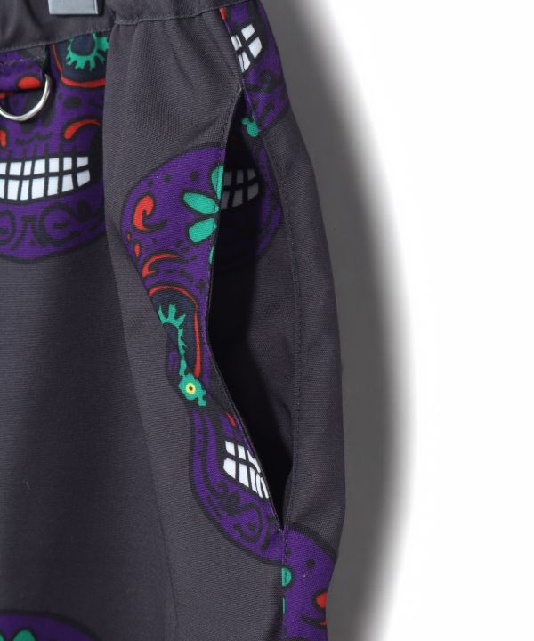 Sugar Skull Print Pants by AMINA - Ametsuchi