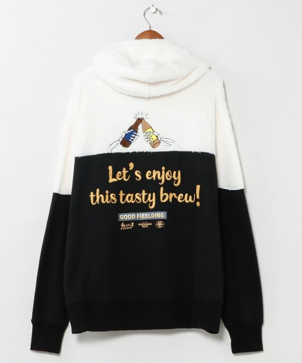 Beer Lover Embroidered Hoodie - Amina×grn×YOKOHAMA BEER by AMINA - Ametsuchi