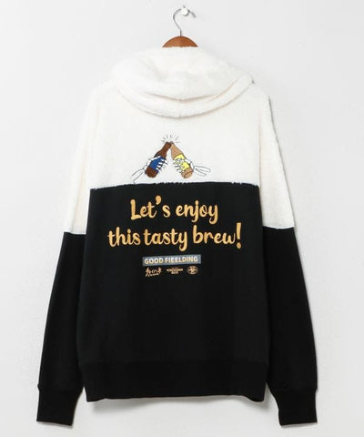 Beer Lover Embroidered Hoodie - Amina×grn×YOKOHAMA BEER by AMINA - Ametsuchi