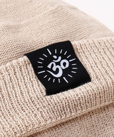 Om Motif Earflap Cap