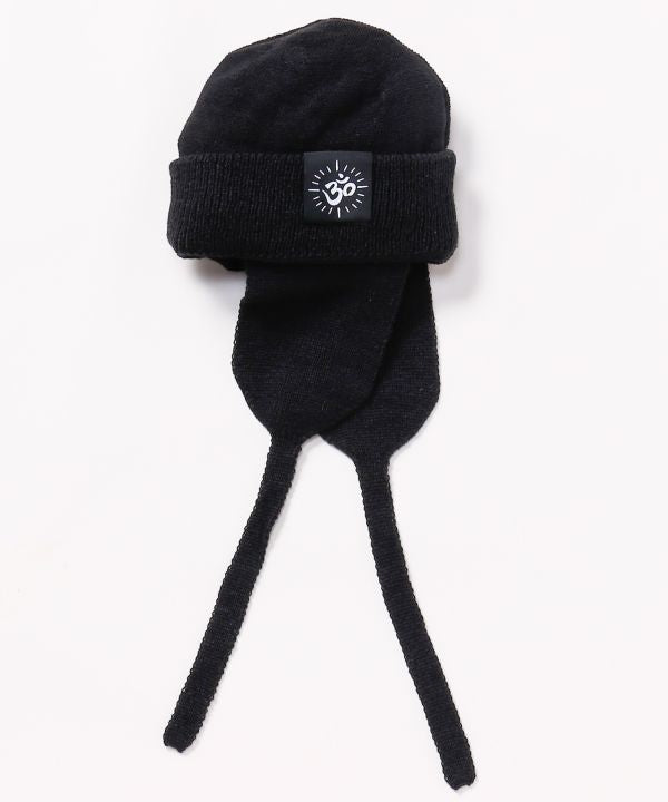 Om Motif Earflap Cap