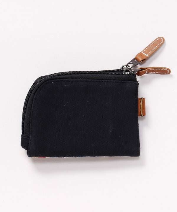 Nepalese Gheri Leather Compact Wallet by AMINA - Ametsuchi