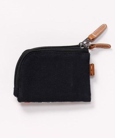 Nepalese Gheri Leather Compact Wallet by AMINA - Ametsuchi