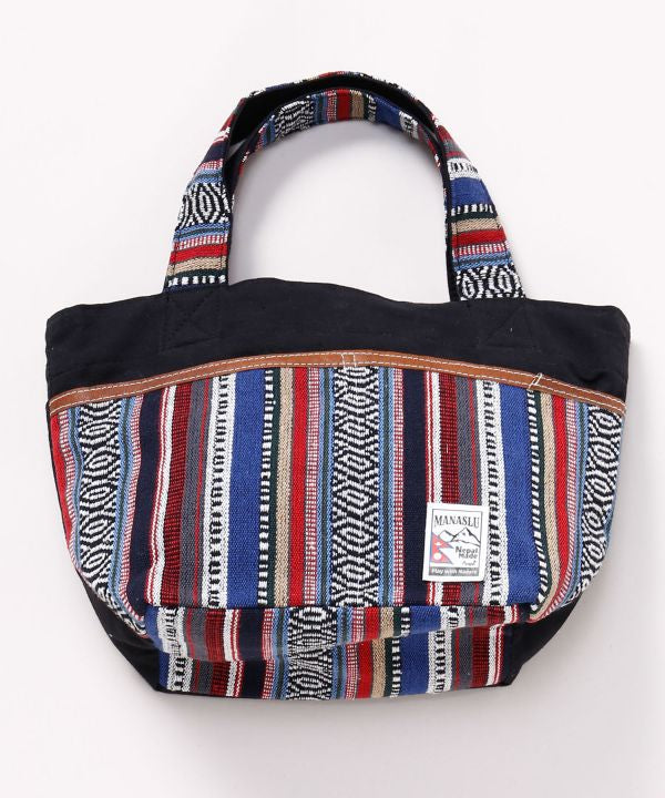 Nepalese Gheri Leather Handbag by AMINA - Ametsuchi