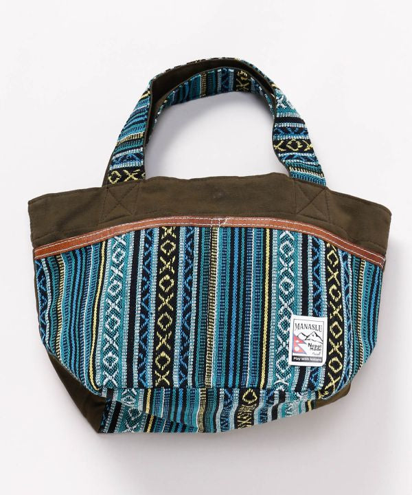 Nepalese Gheri Leather Handbag by AMINA - Ametsuchi