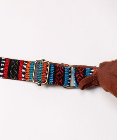 Nepalese Gheri Leather Round Shoulder Bag