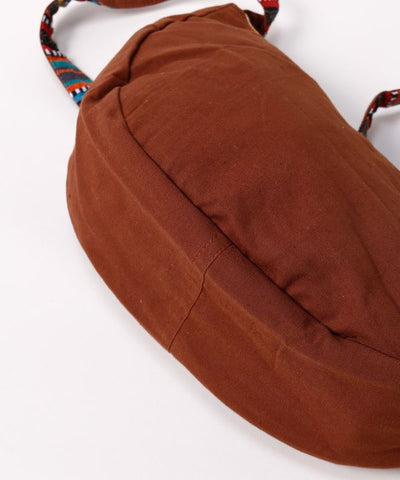 Nepalese Gheri Leather Round Shoulder Bag