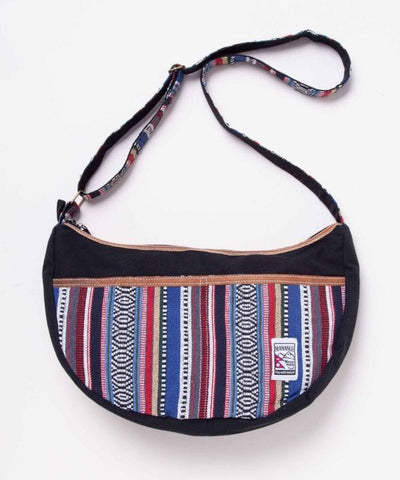 Nepalese Gheri Leather Round Shoulder Bag