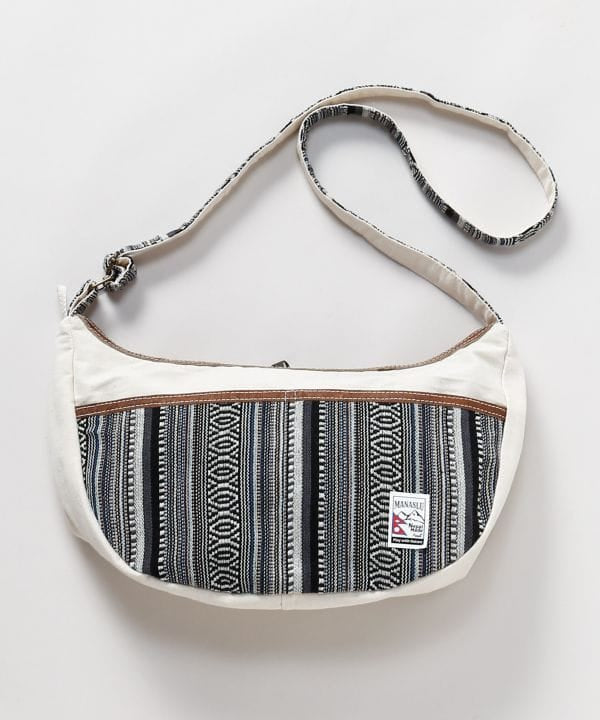 Nepalese Gheri Leather Round Shoulder Bag