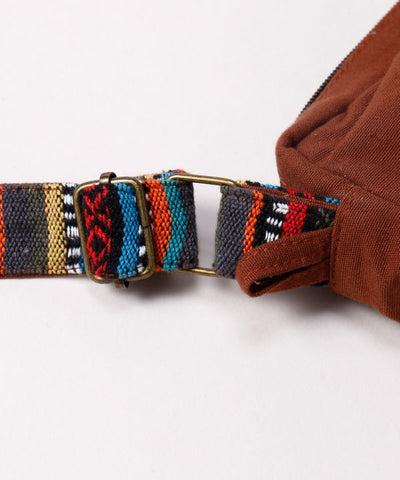 Nepalese Gheri Leather Minimal Shoulder Bag