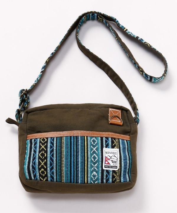 Nepalese Gheri Leather Minimal Shoulder Bag