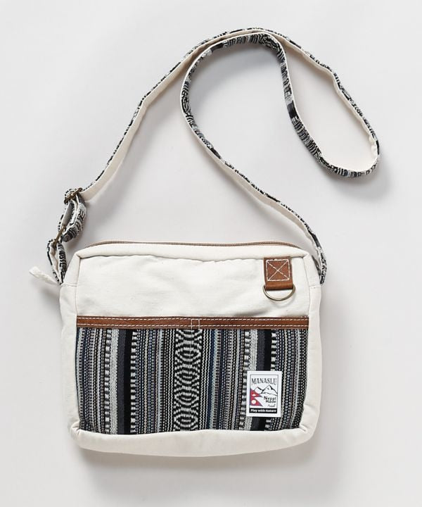Nepalese Gheri Leather Minimal Shoulder Bag by AMINA - Ametsuchi
