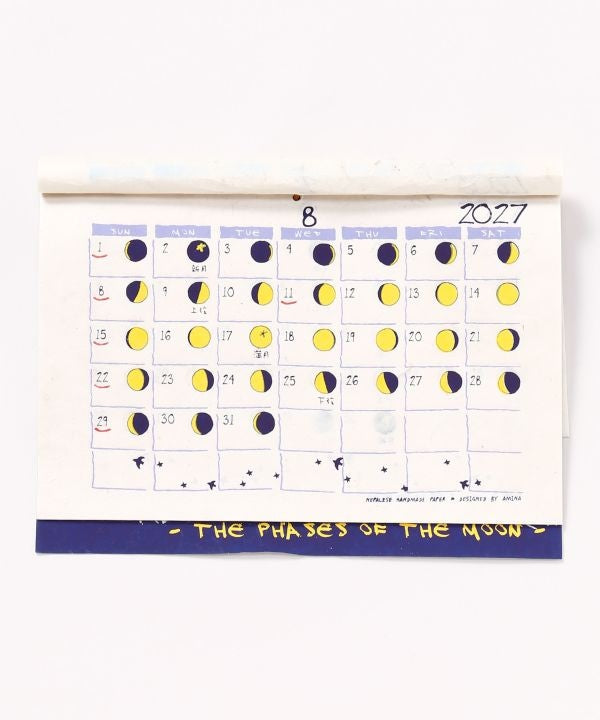Nepalese Lokta Moon Phase Calendar