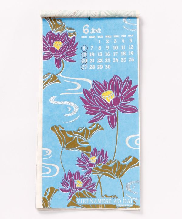 Global Folk Floral Art Calendar