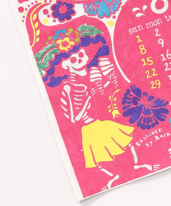 Mexican Calaveras Folk Art Calendar