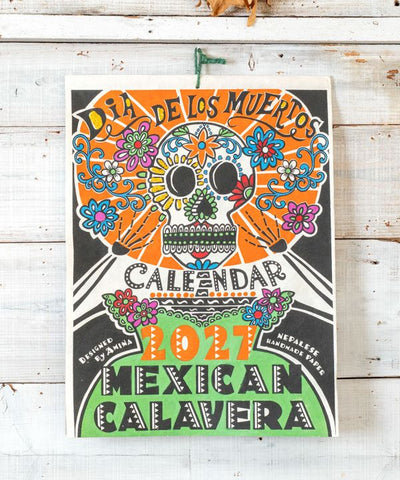 Mexican Calaveras Folk Art Calendar