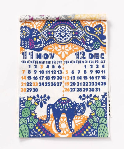 Mexican Calaveras Folk Art Calendar