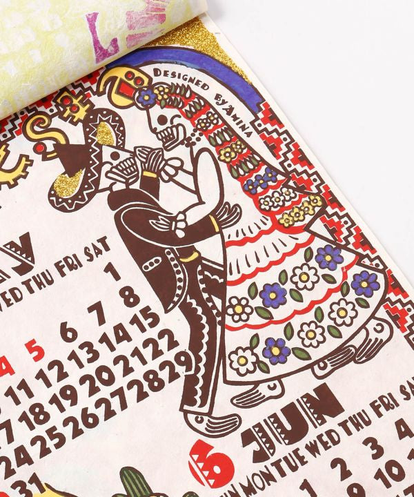 Mexican Calaveras Folk Art Calendar