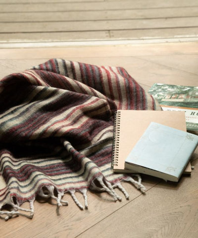 Colorful Striped Acrylic Stole