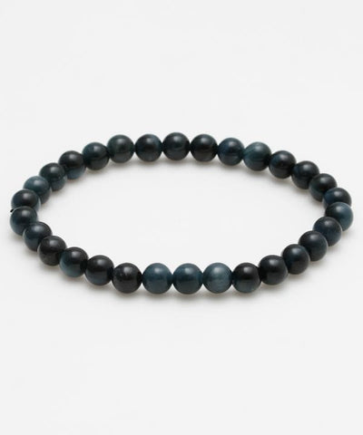 3A Grade 6mm Blue Tiger Eye Bracelet by 岩座 - Ametsuchi