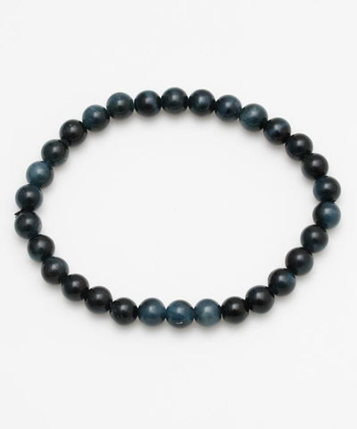 3A Grade 6mm Blue Tiger Eye Bracelet by 岩座 - Ametsuchi